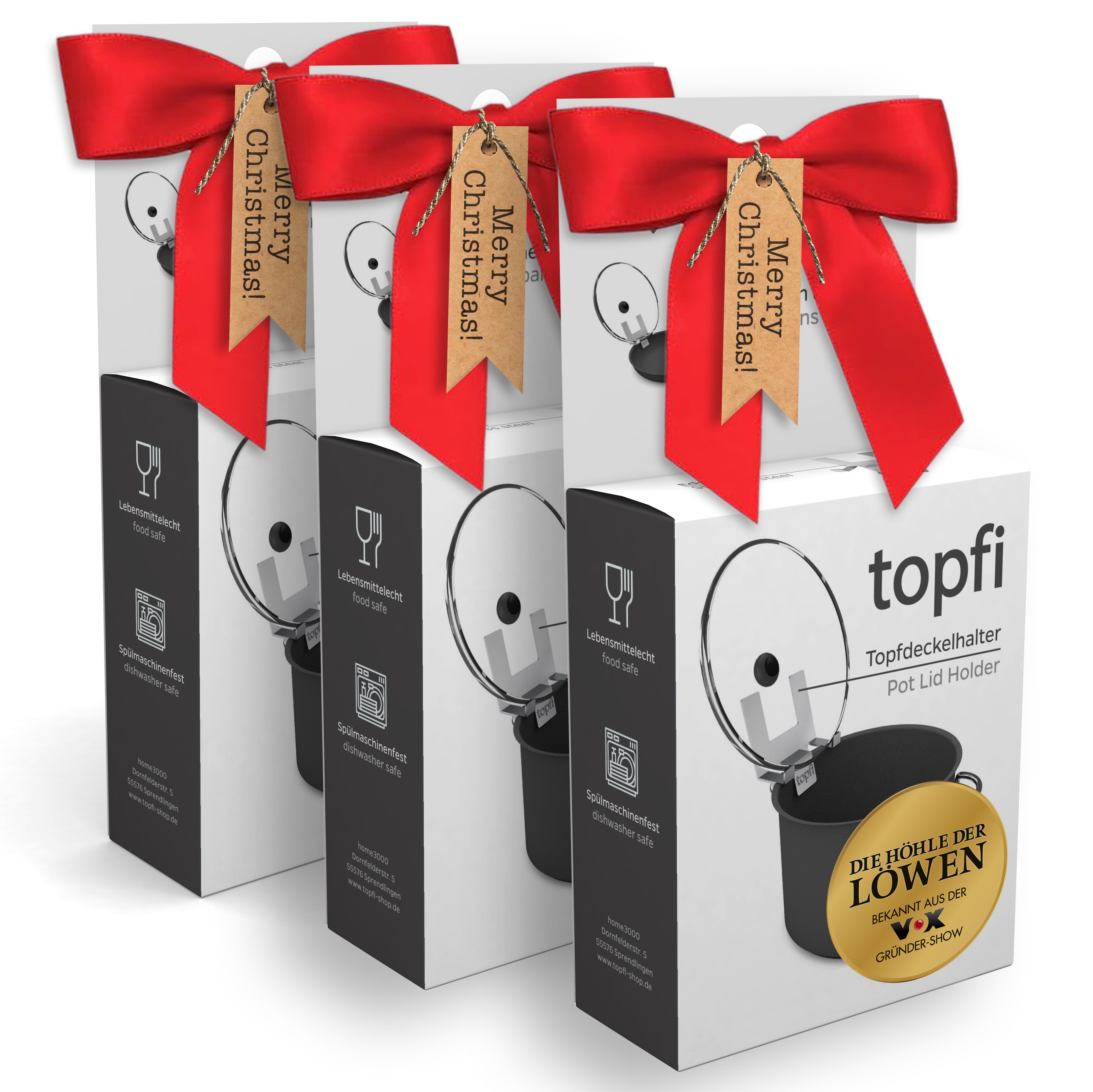 3 x topfi® EU Edition – Premium Qualität, bekannt aus „Die Höhle der Löwen“