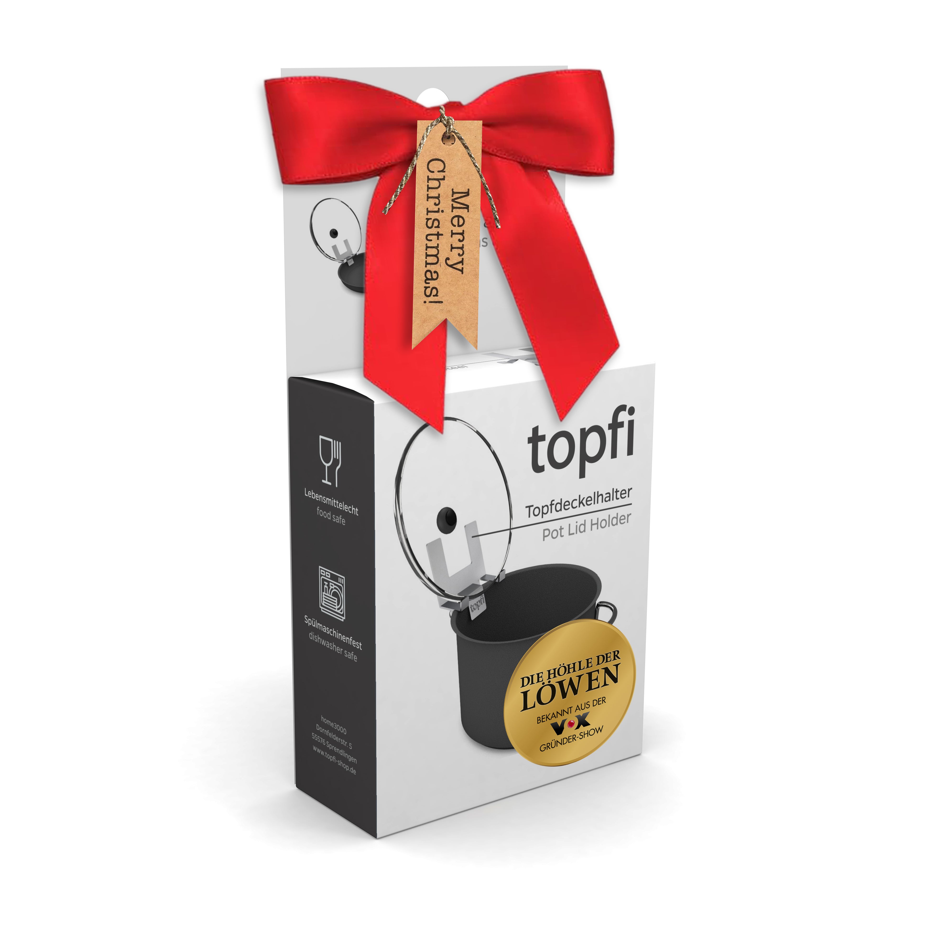 1 x topfi® EU X-Mas Edition – Premium Qualität, bekannt aus „Die Höhle der Löwen“