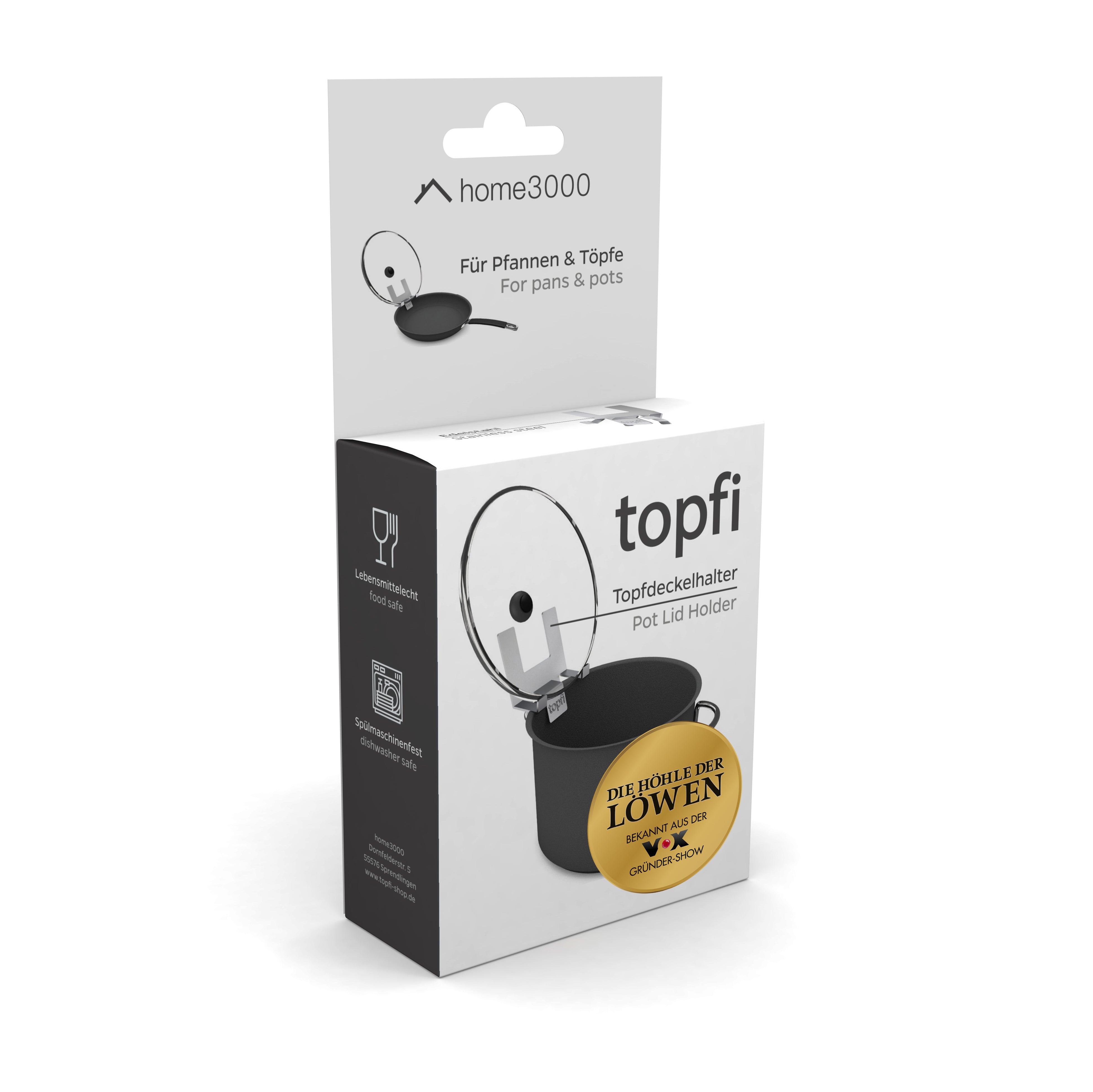 1 x topfi® EU Edition – Premium Qualität, bekannt aus „Die Höhle der Löwen“