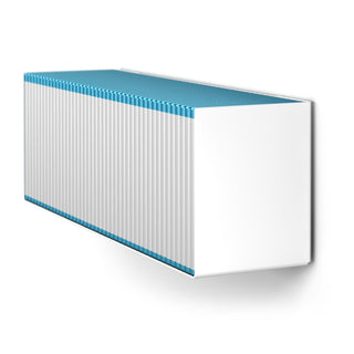 Blu-Ray shelf in black or white for up to 44 Blu-Rays
