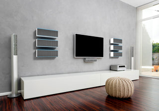 Blu-Ray shelf in black or white for up to 44 Blu-Rays
