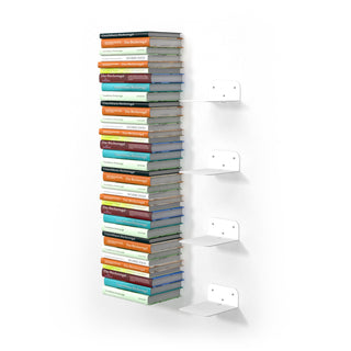 Invisible bookcase in a set of 4 L-shelf